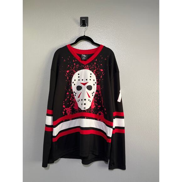 Friday the 13th Other - Friday the 13th Jason Voorhees Hockey Mask Jersey Size Medium